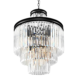 Люстра RH Odeon Chandelier Four Black 50