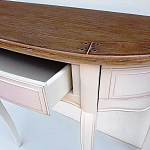 Деревянная консоль с ящиком в стиле прованс Montmartre Provence Connsole Table варинант исполнения - 3 | Loft Concept в Санкт-петербурге
