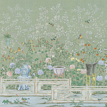 Обои ручная роспись Temple Newsam Mercury Grey варинант исполнения - 1 | Loft Concept в Санкт-петербурге