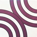 Дизайнерская плитка с узором Мишень варинант исполнения - 2 | Loft Concept в Санкт-петербурге