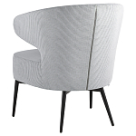 Современное мягкое кресло на металлических ножках Rakush Grey варинант исполнения - 4 | Loft Concept в Санкт-петербурге