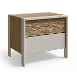 Тумба 2 ящика с подсветкой на рельефном фасаде Warm Industrial варинант исполнения - 7 | Loft Concept в Санкт-петербурге