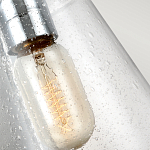 Бра с плафоном в форме колокола из прозрачного стекла с пузырьками Feiss варинант исполнения - 5 | Loft Concept в Санкт-петербурге