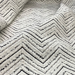 Мебельная ткань Шенилл черно-белый принт 145 см T3-38 варинант исполнения - 1 | Loft Concept в Санкт-петербурге