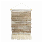 Панно из шерсти и хлопка с узором Beige Calista Cascade варинант исполнения - 2 | Loft Concept в Санкт-петербурге