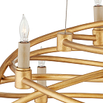 Люстра золотая в форме спирали Fancy Pattern варинант исполнения - 1 | Loft Concept в Санкт-петербурге