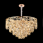 Люстра каскадная с подвесками в форме колец Galaxy of Light варинант исполнения - 6 | Loft Concept в Санкт-петербурге