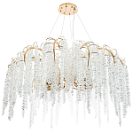 Люстра с хрустальными подвесками Bunch of Crystal Berries Gold Chandelier 12 варинант исполнения - 1 | Loft Concept в Санкт-петербурге