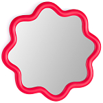 Настенное зеркало с волнистой рамой Mune Mirror Red варинант исполнения - 1 | Loft Concept в Санкт-петербурге