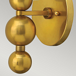 Бра с белым матовым стеклянным плафоном и тремя декоративными шарами Hinkley варинант исполнения - 8 | Loft Concept в Санкт-петербурге