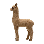 Декоративная статуя с мягкой шерстью Brown Alpaca варинант исполнения - 2 | Loft Concept в Санкт-петербурге