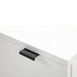 Тумба прикроватная белая с ящиками Strict Lines варинант исполнения - 4 | Loft Concept в Санкт-петербурге