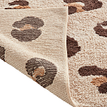 Ковер из хлопка с леопардовым принтом Soft Hugs варинант исполнения - 3 | Loft Concept в Санкт-петербурге