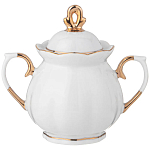 Чайный сервиз из фарфора со стразами на 6 персон 15 предметов Shine Porcelain варинант исполнения - 2 | Loft Concept в Санкт-петербурге