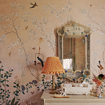 Обои ручная роспись Cecily pink варинант исполнения - 4 | Loft Concept в Санкт-петербурге