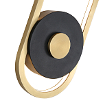 Бра с овальной рамой цвета латунь Midnight Orbit варинант исполнения - 2 | Loft Concept в Санкт-петербурге