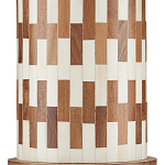 Настольная лампа с узором вдоль колоннообразного основания Brick Surface варинант исполнения - 1 | Loft Concept в Санкт-петербурге