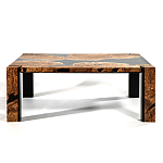 Кофейный Стол River in Autumn Elm Resin Coffee Table варинант исполнения - 3 | Loft Concept в Санкт-петербурге