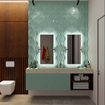 Гипсовая 3D панель с принтографией PM-24 варинант исполнения - 1 | Loft Concept в Санкт-петербурге