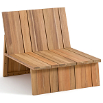 Уличное кресло из массива акации Trivett Wooden Chair варинант исполнения - 5 | Loft Concept в Санкт-петербурге