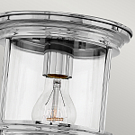 Потолочный светильник для ванных комнат с цилиндрическим стеклянным плафоном и одной лампой Hinkley варинант исполнения - 15 | Loft Concept в Санкт-петербурге