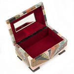 Шкатулка из натурального камня змеевик Stone Casket варинант исполнения - 3 | Loft Concept в Санкт-петербурге