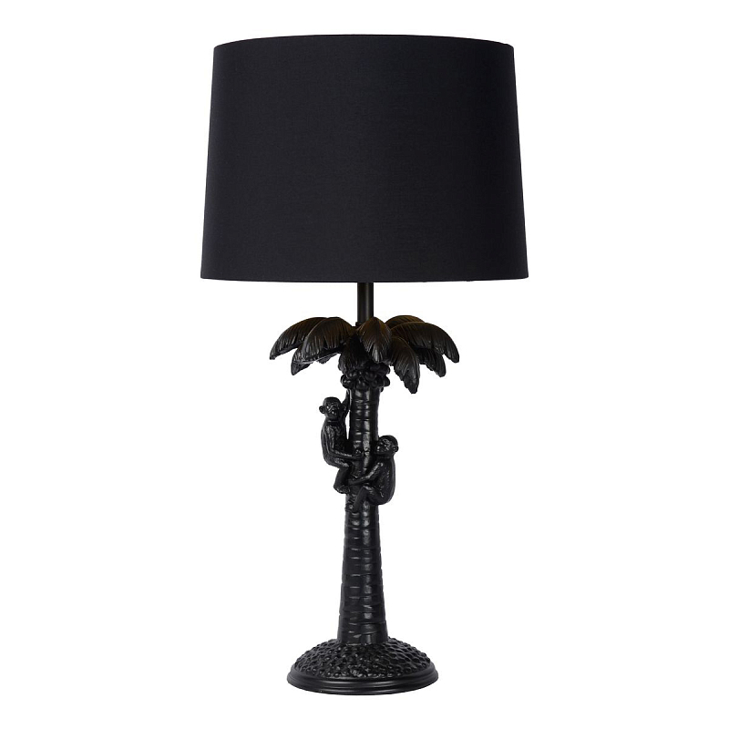 Настольная лампа Черная Пальма Monkeys on a palm table lamp black Черный в Санкт-петербурге | Loft Concept 