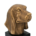 Держатель для книг с бронзовыми фигурками головы собаки Dog Elegance  варинант исполнения - 4 | Loft Concept в Санкт-петербурге