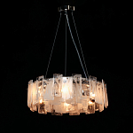 Люстра круглая с подвесными прямоугольными пластинами из стекла Glacier Panels варинант исполнения - 3 | Loft Concept в Санкт-петербурге