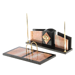 Настольный письменный набор из розового мрамора Marble Accessory варинант исполнения - 2 | Loft Concept в Санкт-петербурге