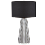 Настольная лампа с черно-белым узором Wavy Stripes варинант исполнения - 2 | Loft Concept в Санкт-петербурге