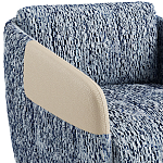 Дизайнерское Кресло William с кожаными подлокотниками  варинант исполнения - 3 | Loft Concept в Санкт-петербурге