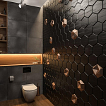 Гипсовая 3D панель с принтографией PM-41 варинант исполнения - 2 | Loft Concept в Санкт-петербурге