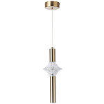 Подвесной светильник Toussaint Metal Tube Brass Hanging Lamp варинант исполнения - 2 | Loft Concept в Санкт-петербурге