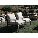 Дизайнерское уличное кресло на металлическом каркасе PHOENIX Armchair варинант исполнения - 13 | Loft Concept в Санкт-петербурге