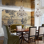 Обои ручная роспись Monuments of Paris Roberts on antique scenic Xuan paper варинант исполнения - 1 | Loft Concept в Санкт-петербурге