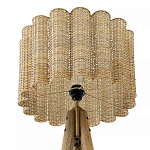 Торшер с плетеным абажуром на основании в виде треноги Lamp with Wicker Lampshade варинант исполнения - 3 | Loft Concept в Санкт-петербурге