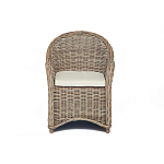 Кресло из ротанга с подушкой Nest бежево-серое варинант исполнения - 2 | Loft Concept в Санкт-петербурге