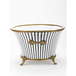 Кашпо Black white stripe варинант исполнения - 3 | Loft Concept в Санкт-петербурге