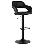 Барный стул черного цвета Strohach варинант исполнения - 1 | Loft Concept в Санкт-петербурге