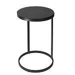 Кофейный столик круглый чёрный Compact Loft варинант исполнения - 2 | Loft Concept в Санкт-петербурге