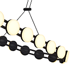 Люстра овальная с круглыми светодиодными источниками света Maxine Light варинант исполнения - 13 | Loft Concept в Санкт-петербурге