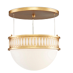 Подвесной светильник с фактурным золотым каркасом Exceptional Classic Design варинант исполнения - 3 | Loft Concept в Санкт-петербурге