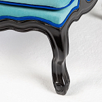 Кресло из натурального бука бирюзовое с изображением птиц и цветов Turquoise Chinoiserie Garden Armchair варинант исполнения - 6 | Loft Concept в Санкт-петербурге