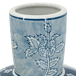 Ваза с голубым цветочным рисунком 43 см Blue & White Ornament варинант исполнения - 3 | Loft Concept в Санкт-петербурге