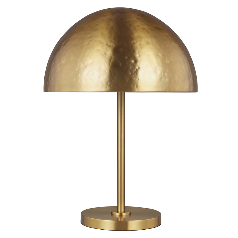 Настольная лампа с полусферическим абажуром золотого цвета Generation Lighting Золотой в Санкт-петербурге | Loft Concept 