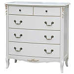 Высокий деревянный комод в стиле прованс Montmartre Provence Chest of Drawers варинант исполнения - 2 | Loft Concept в Санкт-петербурге