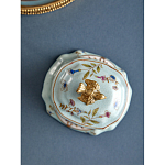 Шкатулка голубого цвета с рисунком и состаренным эффектом Eden Garden варинант исполнения - 5 | Loft Concept в Санкт-петербурге