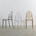 Прозрачный стул с янтарным оттенком LOUIS GHOST CHAIR варинант исполнения - 9 | Loft Concept в Санкт-петербурге