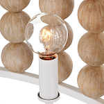 Люстра в форме цилиндра с вставками из деревянных бусин Wooden Beads варинант исполнения - 4 | Loft Concept в Санкт-петербурге